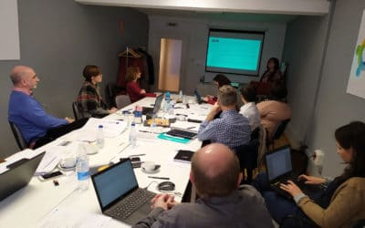 Reunión del Equipo Proyecto en la sede de ARETÉ ACTIVA, en Pamplona